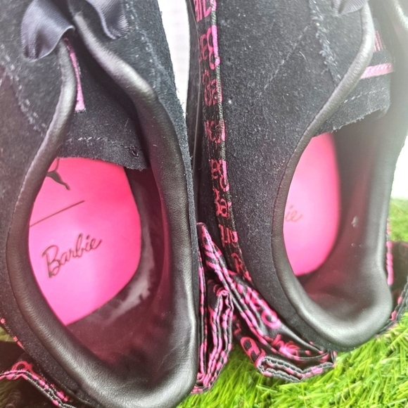 Puma x Barbie Black and Pink Sneakers - Picture 9 of 10